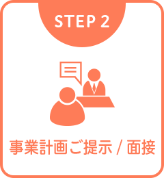 STEP2 事業計画に提示/面接